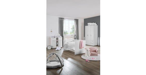 BABYZIMMER Chico  - Weiß, Basics, Holzwerkstoff - My Baby Lou