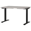 SCHREIBTISCH 120/80/72-118 cm  in Schwarz, Kaschmir  - Kaschmir/Schwarz, MODERN, Holzwerkstoff/Metall (120/80/72-118cm) - Novel