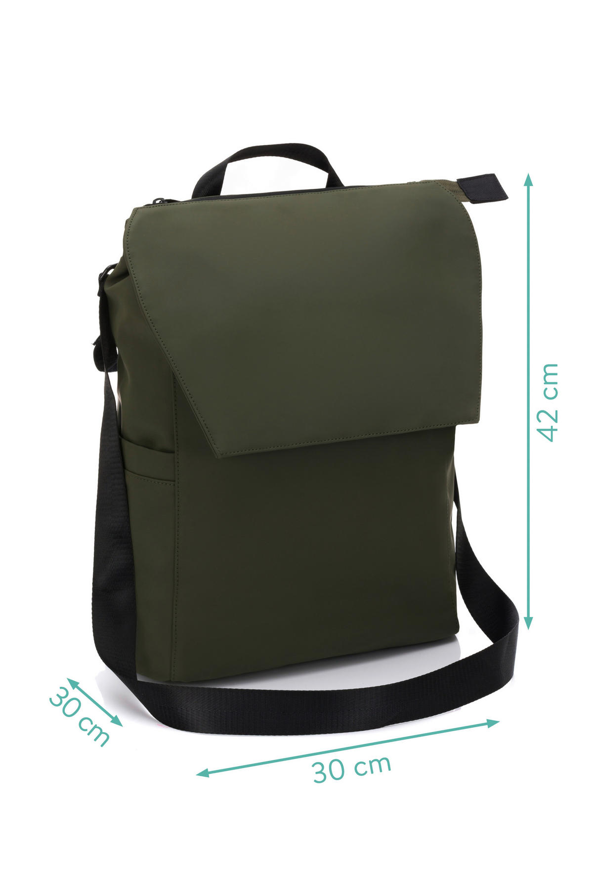 WICKELRUCKSACK - Grün, Basics, Textil - Jimmylee