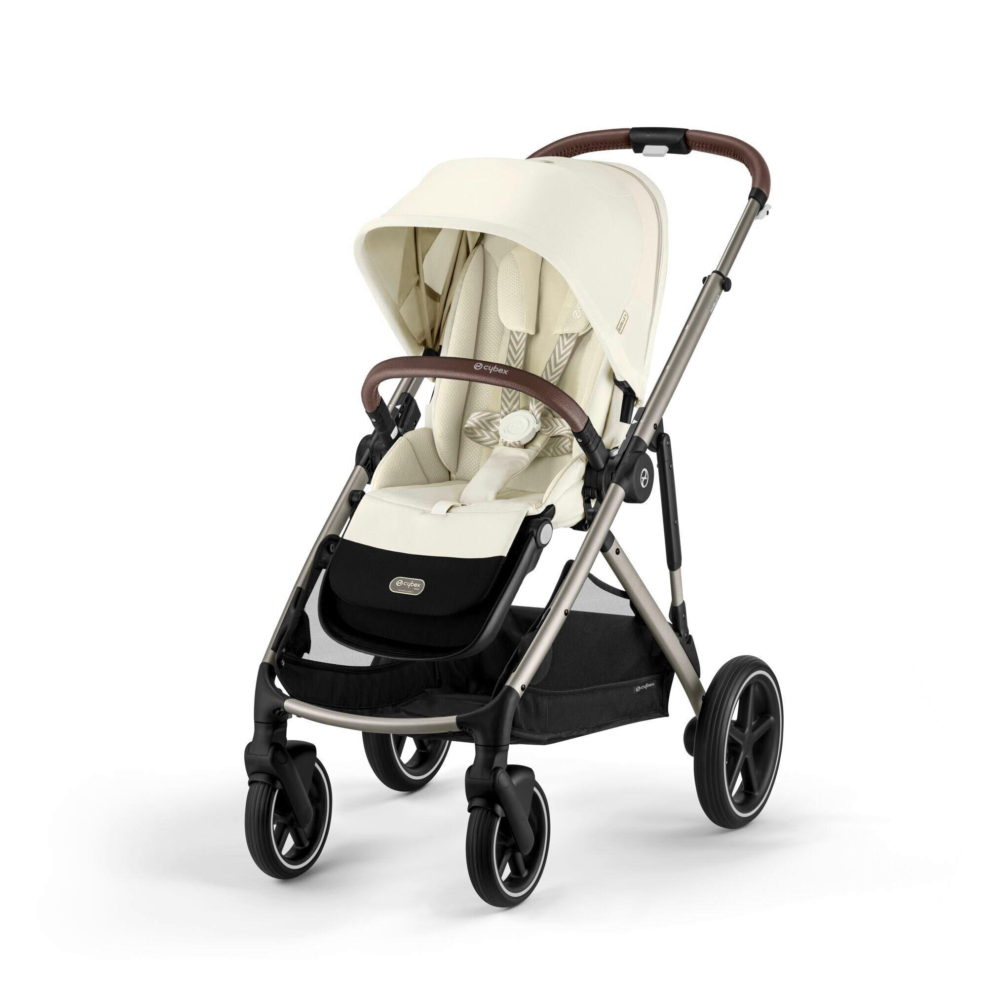 KINDERWAGEN  GAZELLE S  SEASHELL BEIGE  - Taupe/Beige, Basics, Kunststoff/Textil (93-106/65/100-110cm) - cybex GOLD