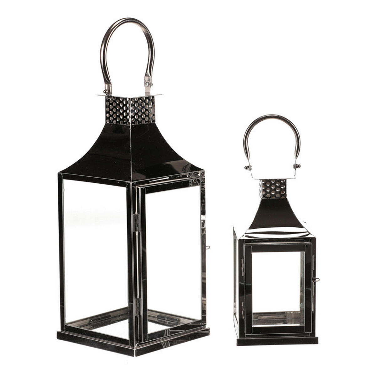 LAMPÁŠ kov, sklo - strieborná, Lifestyle, kov/sklo (17/16/38cm)