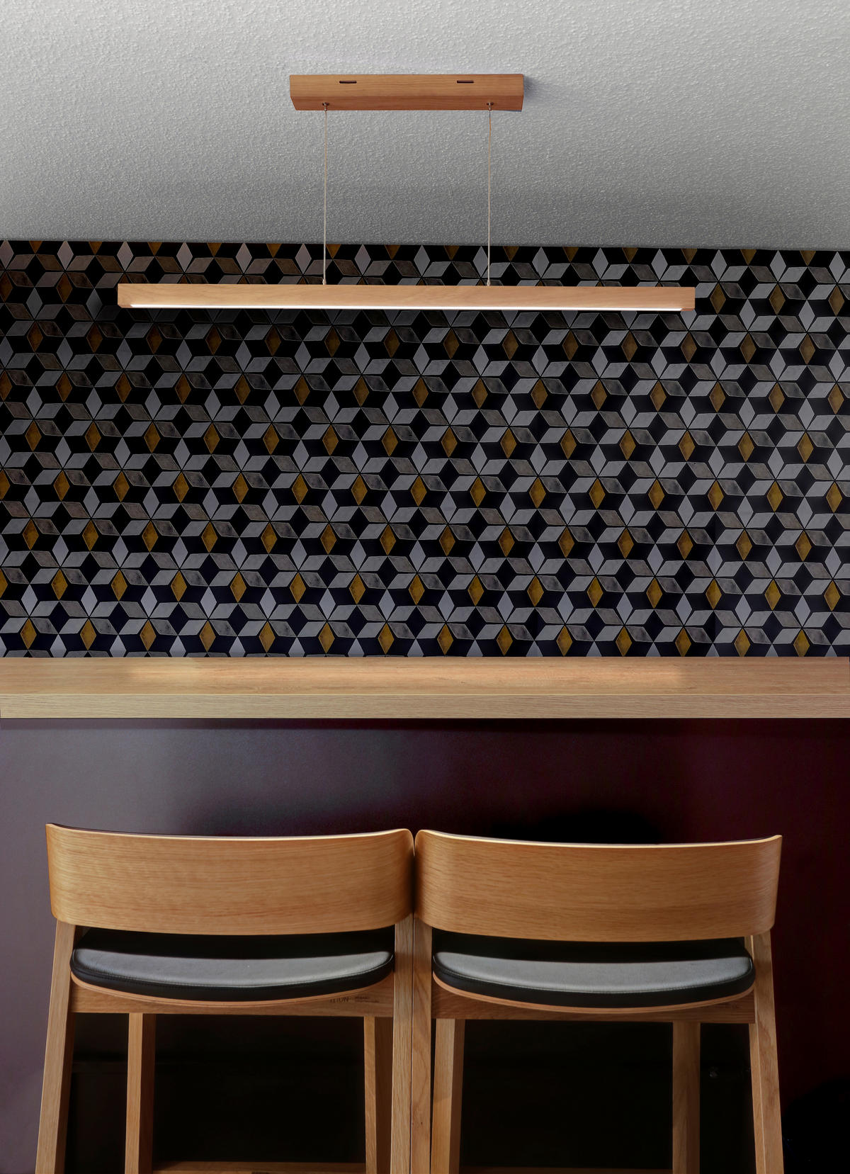 ZÁVESNÉ LED SVIETIDLO, 100/6/110 cm  - farba duba, Natur, drevo (100/6/110cm) - Dieter Knoll