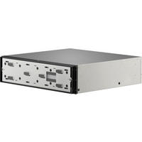 WÄRMESCHUBLADE MS140  - Schwarz, MODERN, Glas/Metall (55,9/14/53,7cm) - Bora