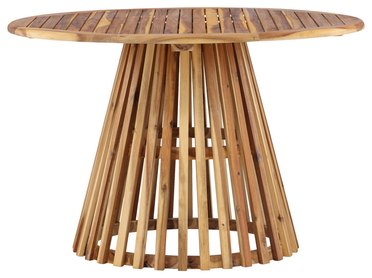 GARTENTISCH 120/120/75 cm  - Akaziefarben, KONVENTIONELL, Holz (120/120/75cm) - Gardenson