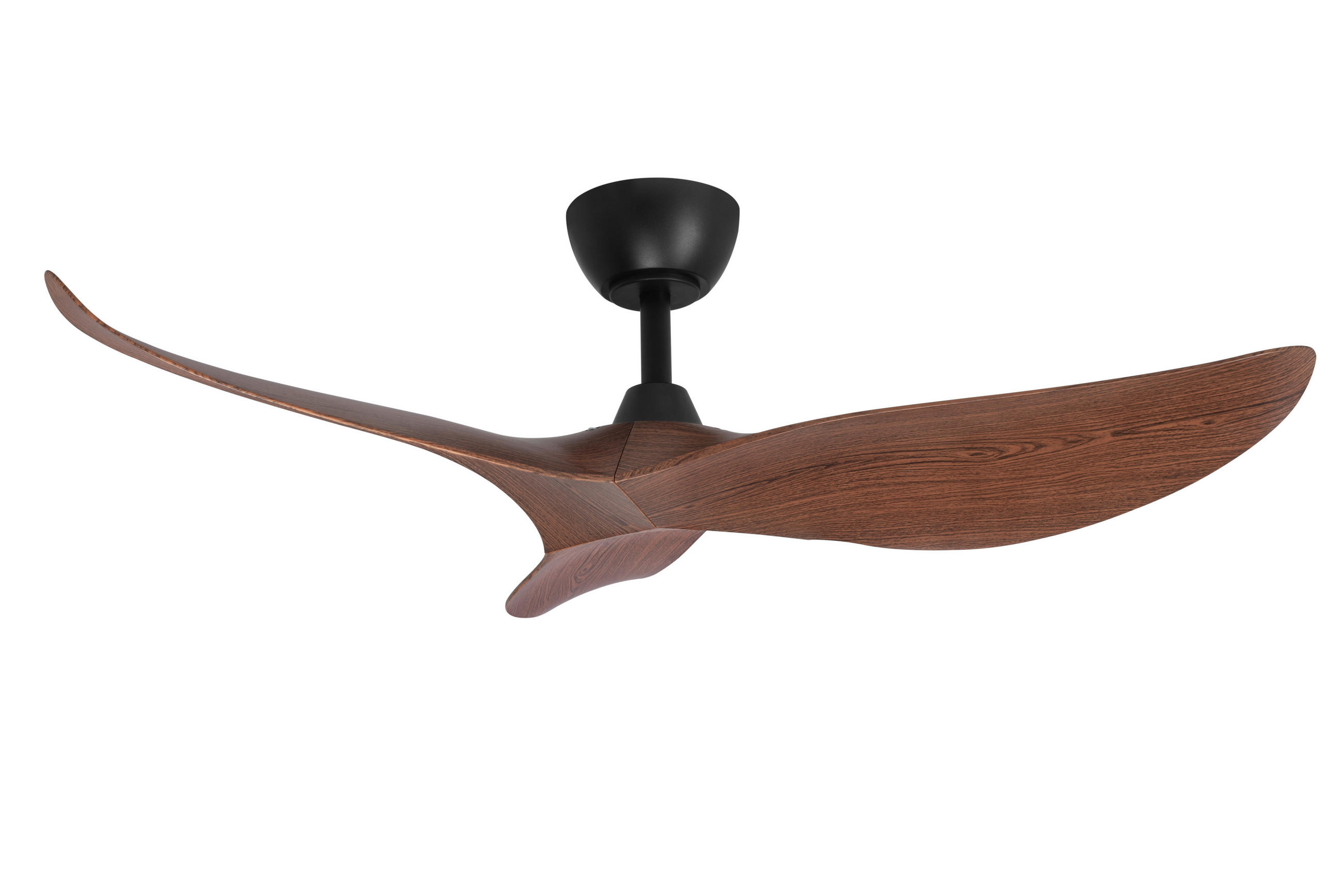 STROPNI VENTILATOR        - črna/temno rjava, Basics, kovina/umetna masa (107cm) - Mican