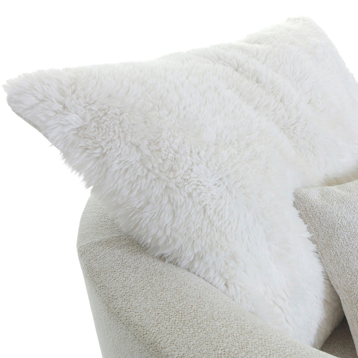 SESSEL in Flachgewebe Weiss  - Weiss/Schwarz, Konventionell, Textil/Metall (115/72/115cm) - Carryhome