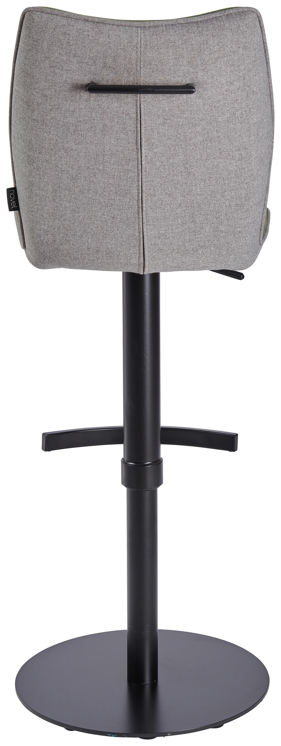 BARHOCKERMetall, Textil Grün, Schwarz  - Schwarz/Grün, Design, Textil/Metall (42/88-113/55cm) - Novel