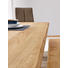 ESSTISCH Wildeiche massiv rechteckig Edelstahlfarben, Eichefarben - Edelstahlfarben/Eichefarben, Design, Holz/Metall (200/100/75cm) - Linea Natura