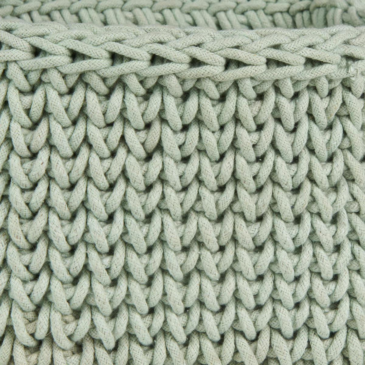 AUFBEWAHRUNGSKÖRBCHEN  18/18 cm    - Grün, Basics, Textil (18/18cm) - Patinio