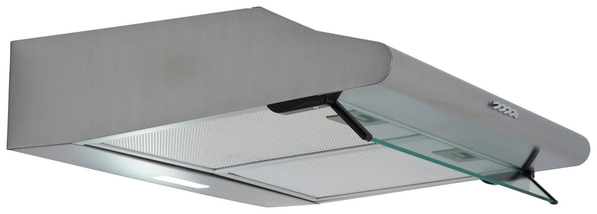 DUNSTABZUGSHAUBE CH1259IXCN  - Edelstahlfarben, Trend, Glas/Metall (60/13/50cm) - Respekta
