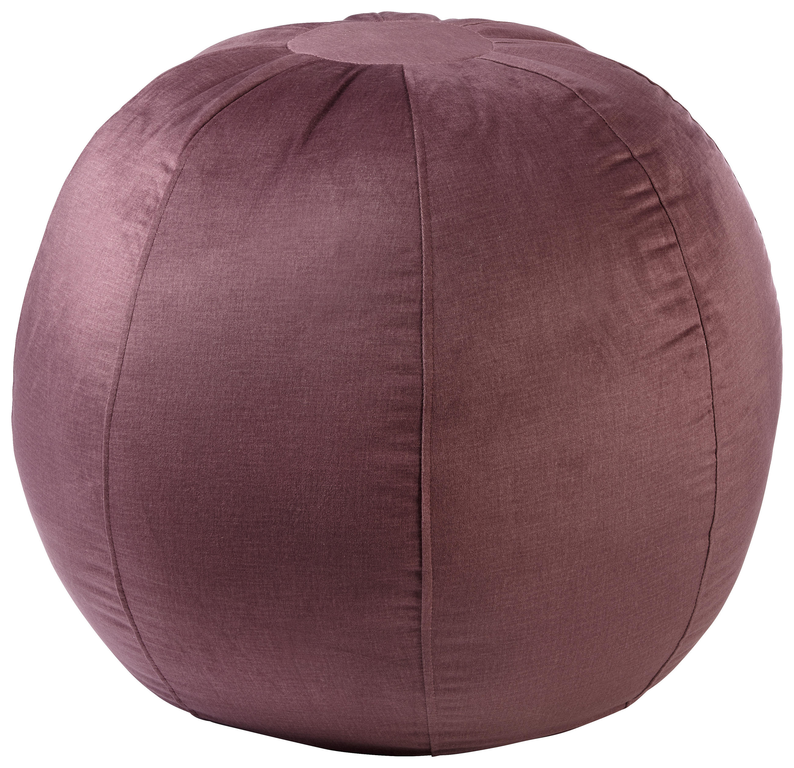 POUF, PINK Samt Uni  - Pink, Basics, Textil (65/65/65cm) - Novel