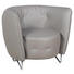 SESSEL in Textil Hellgrau - Chromfarben/Hellgrau, Design, Textil (83/66/69cm) - Carryhome SESSEL in Textil Hellgrau - Chromfarben/Hellgrau, Design, Textil (83/66/69cm) - Carryhome