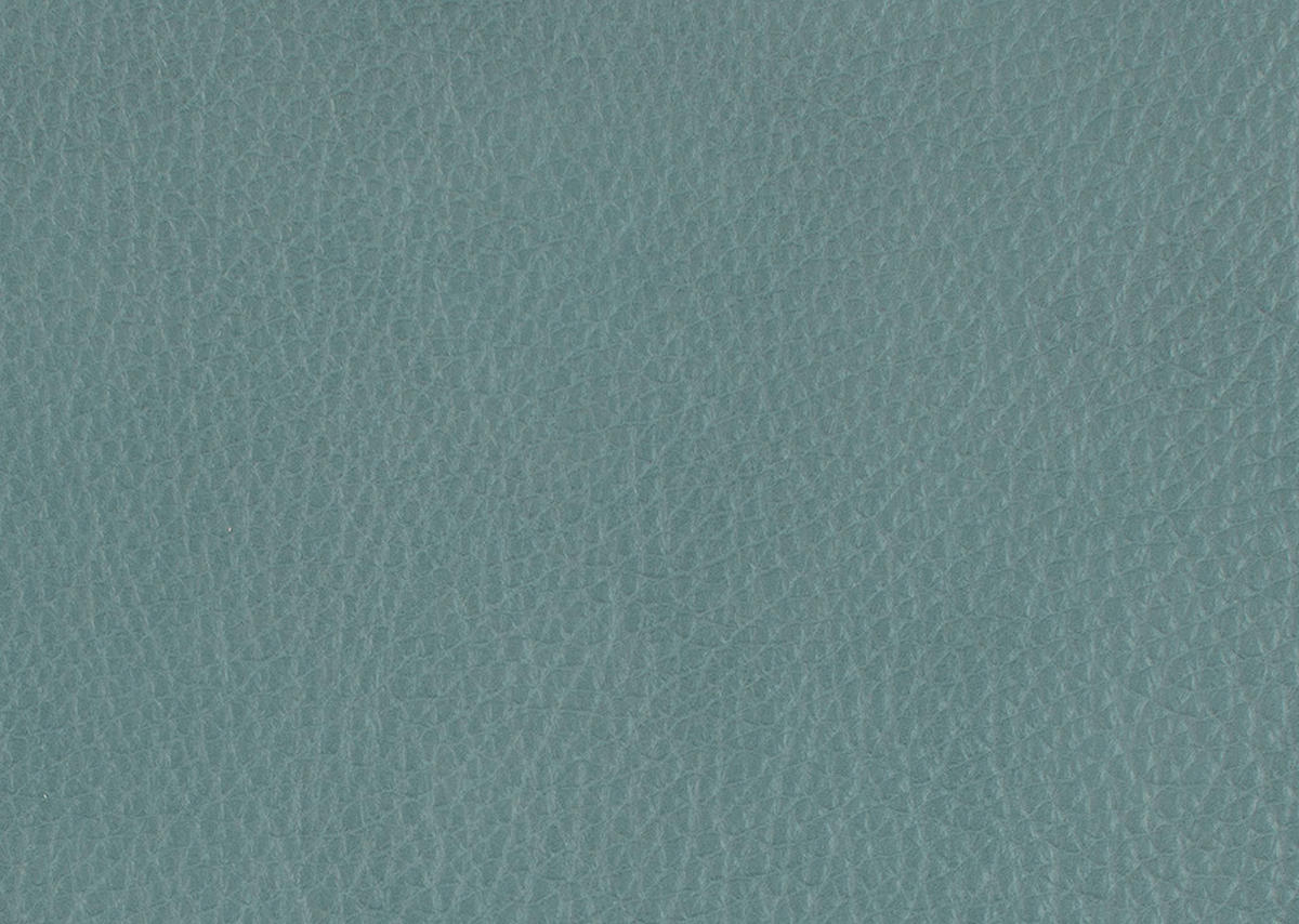 2,5-SITZER in Echtleder Blau  - Blau/Schwarz, Design, Leder/Metall (164/84/99cm) - Dieter Knoll