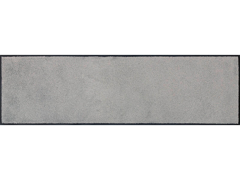 LÄUFER 35/120 cm wash+dry Grau  - Grau, KONVENTIONELL, Kunststoff/Textil (35/120cm) - wash+dry