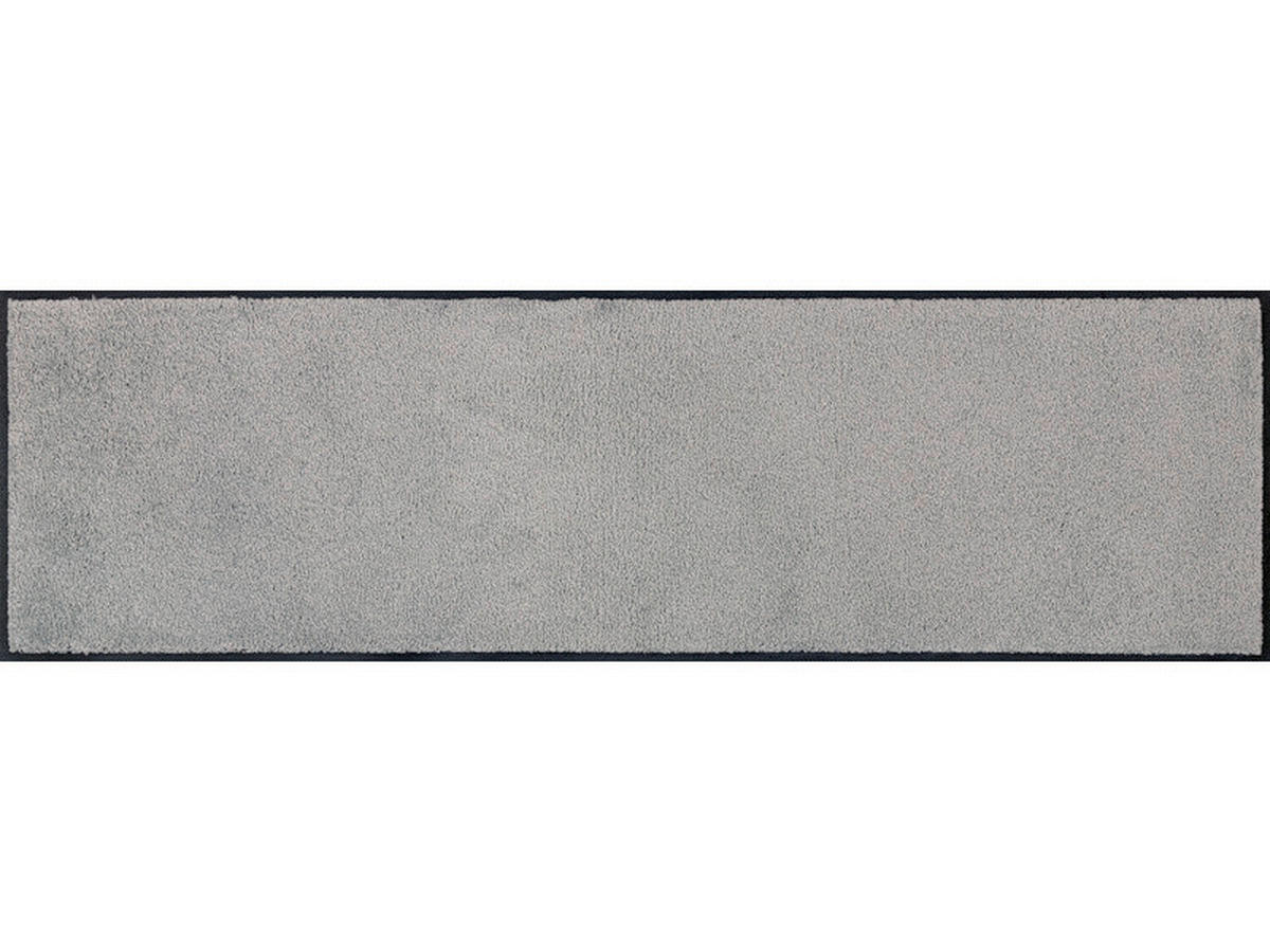 LÄUFER 35/120 cm wash+dry Grau  - Grau, KONVENTIONELL, Kunststoff/Textil (35/120cm) - wash+dry