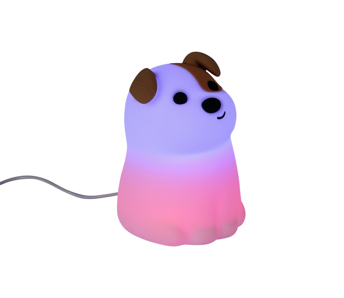 NOČNÉ SVETLO, 9,2/13,8/11,5 cm - biela, Trend, plast (9,2/13,8/11,5cm) - Novel