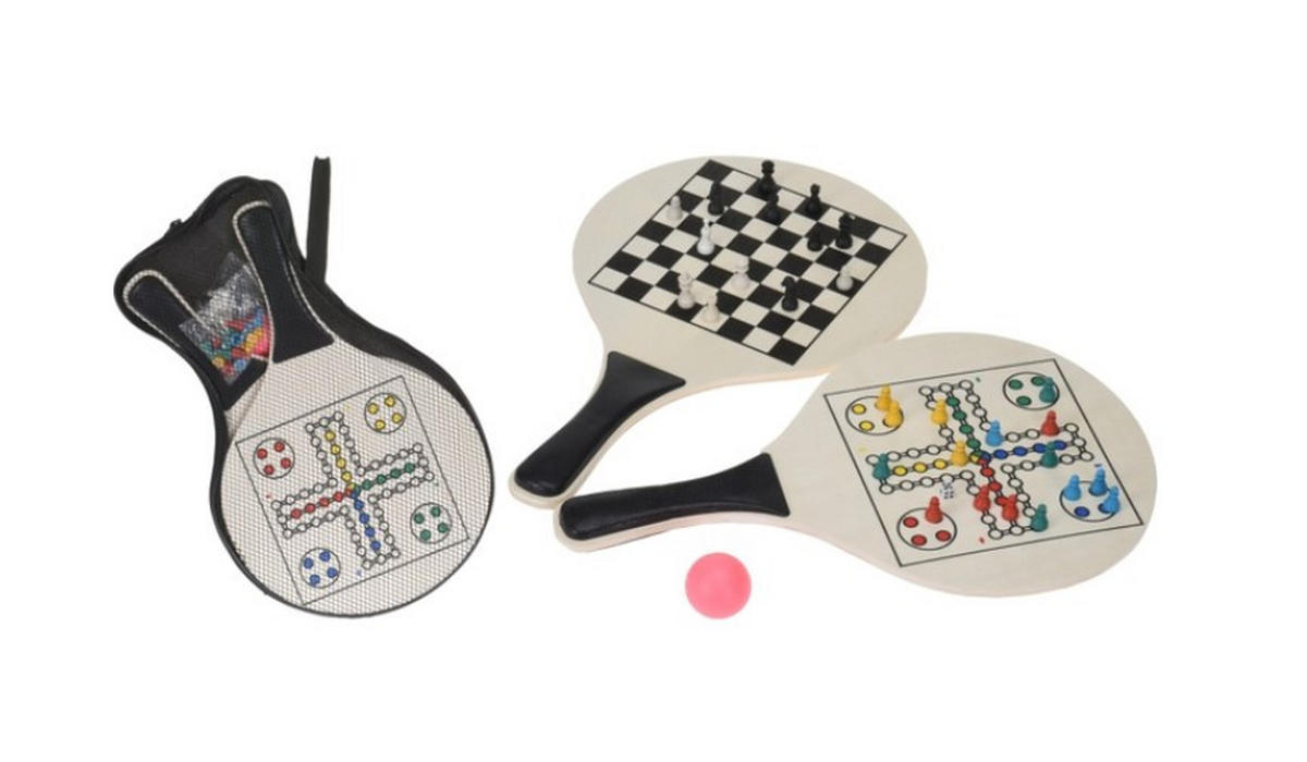 BEACHBALLSET - multicolor/naturfärgad, Basics, trä/plast (71cm)