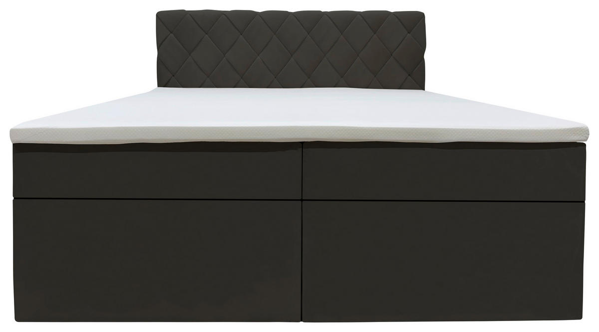 AMERICKÁ POSTEĽ, 140/200 cm, čierna - čierna, Modern, textil (140/200cm) - Livetastic