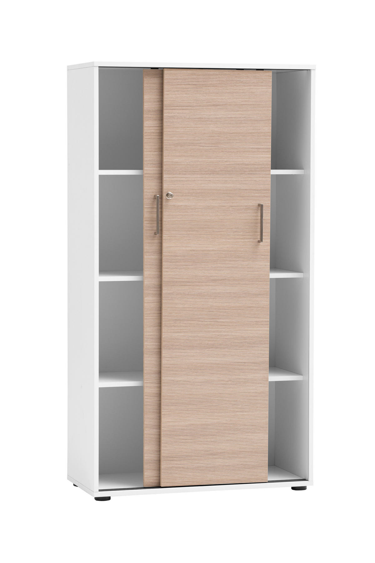 AKTENSCHRANK 80,1/150/38,2 cm  - Beige/Weiß, MODERN, Holzwerkstoff (80,1/150/38,2cm) - MID.YOU