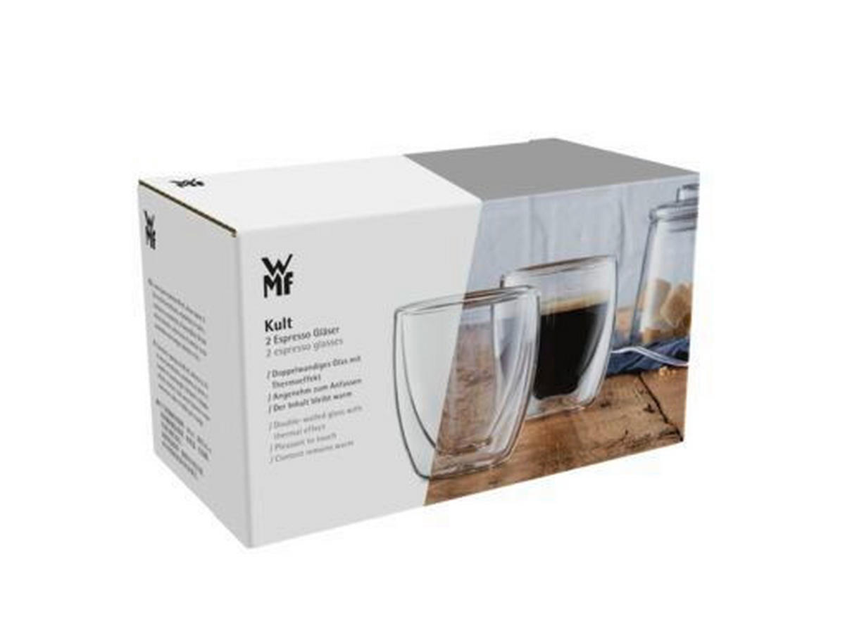 ČAŠA ZA KOFEINSKE NAPITKE  100 ml   - prozirna, Osnovno, staklo - WMF