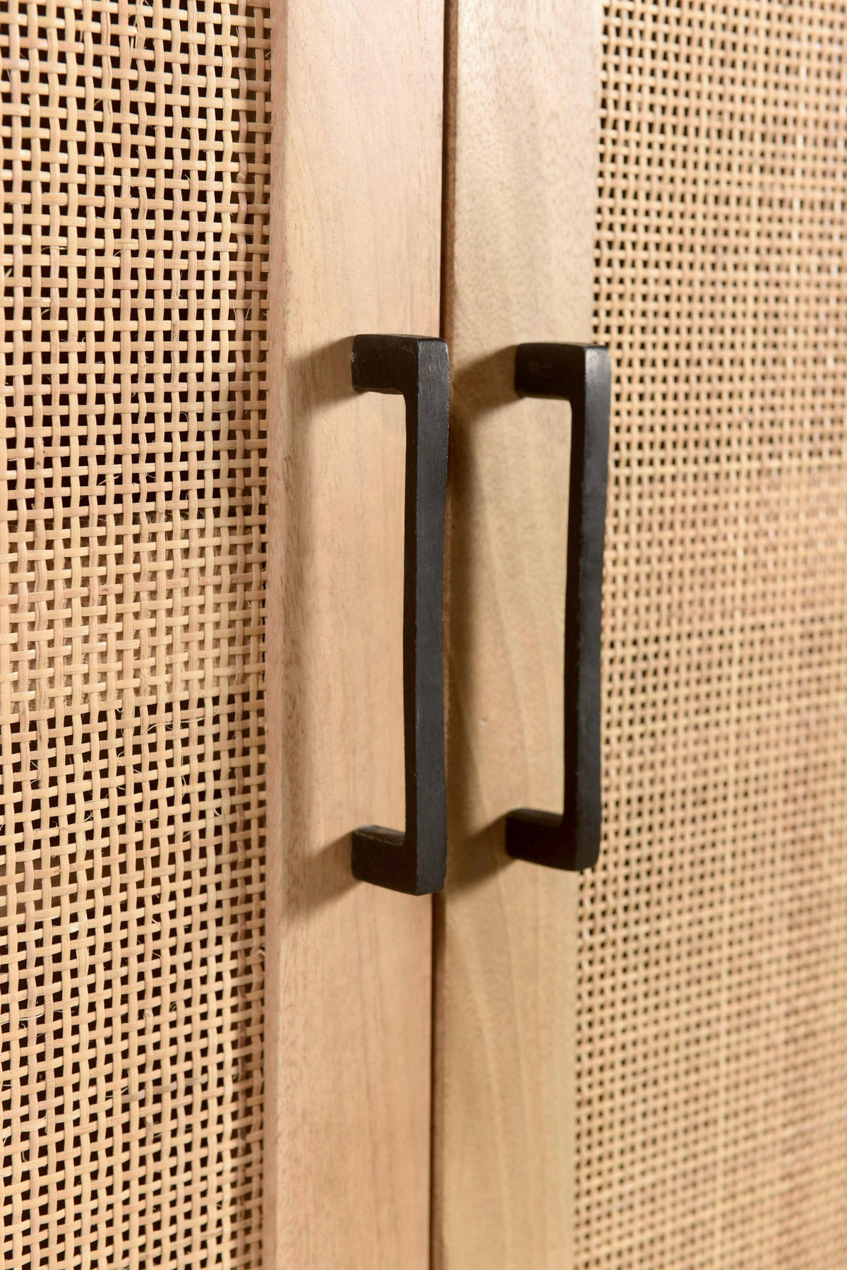 GARDEROBENSCHRANK  in 80/180/40 cm  - Schwarz/Naturfarben, Design, Holz/Metall (80/180/40cm) - MID.YOU