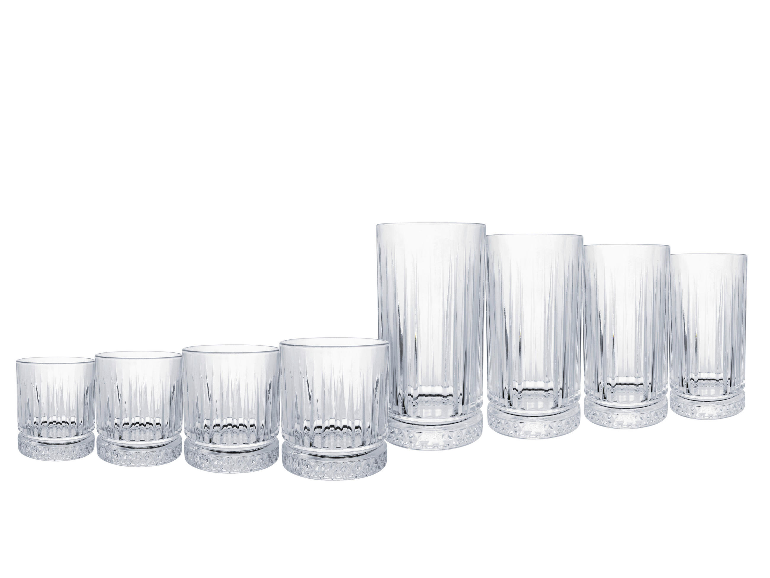 GLÄSERSET Elysia  8-teilig  - Transparent, Basics, Glas - Creatable
