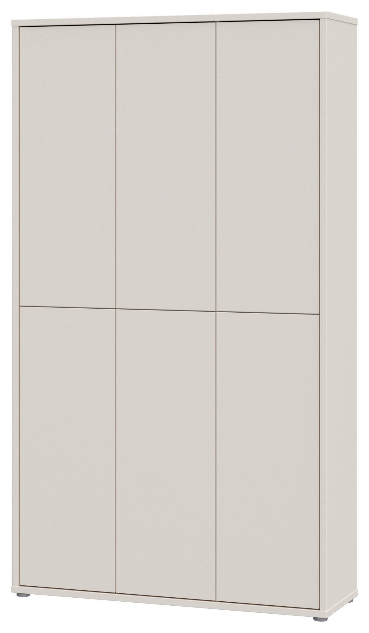 SCHUHSCHRANK Sandfarben  - Sandfarben/Grau, Basics, Holzwerkstoff/Kunststoff (109,2/191,9/34,9cm) - Xora