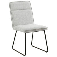 STUHL   Webstoff  - Beige/Schwarz, Design, Textil/Metall (49/87,5/64,5cm) - Carryhome