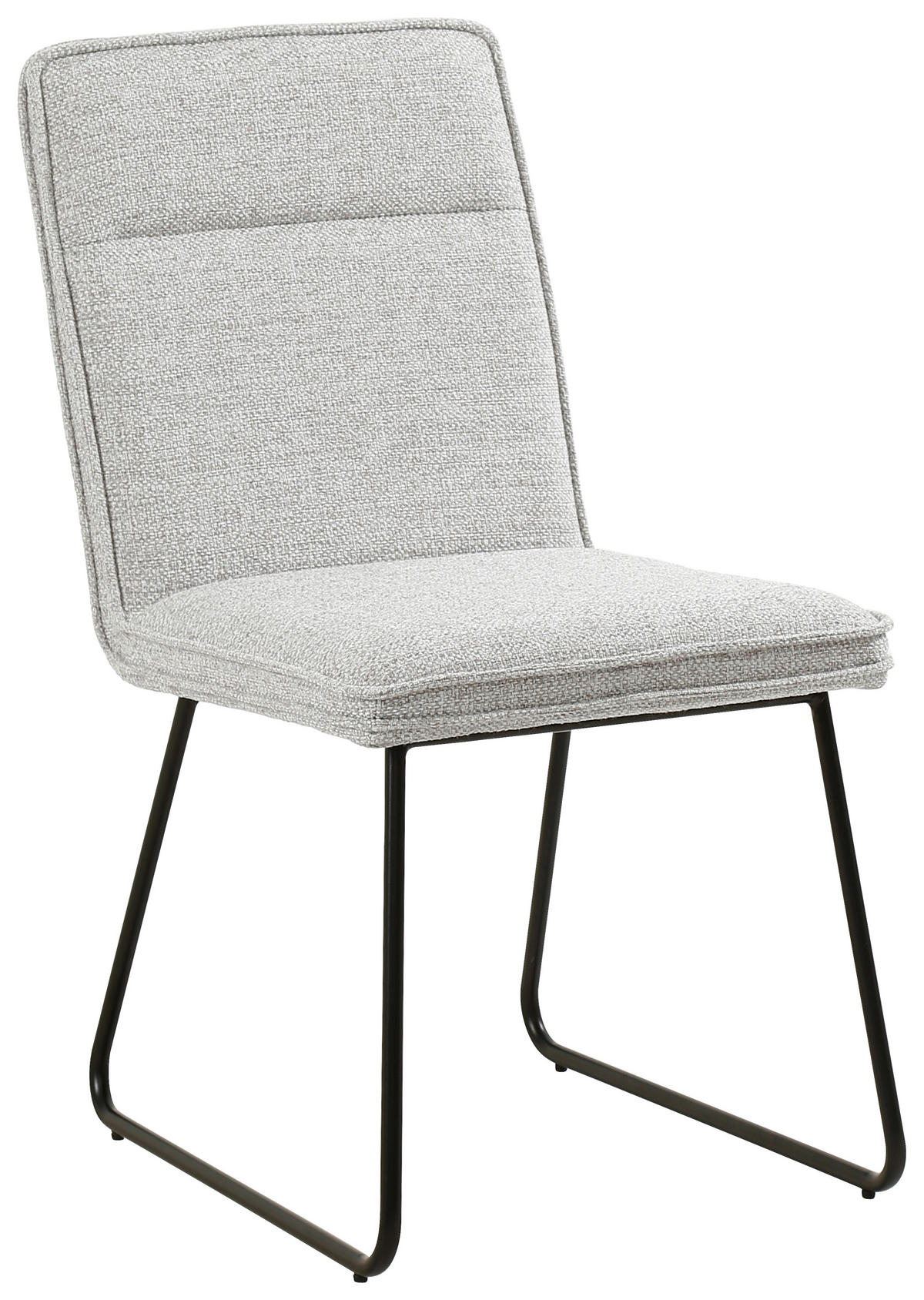 STUHL   Webstoff  - Beige/Schwarz, Design, Textil/Metall (49/87,5/64,5cm) - Carryhome