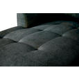 WOHNLANDSCHAFT Grau Chenille  - Schwarz/Grau, KONVENTIONELL, Textil/Metall (160/340/188cm) - Xora