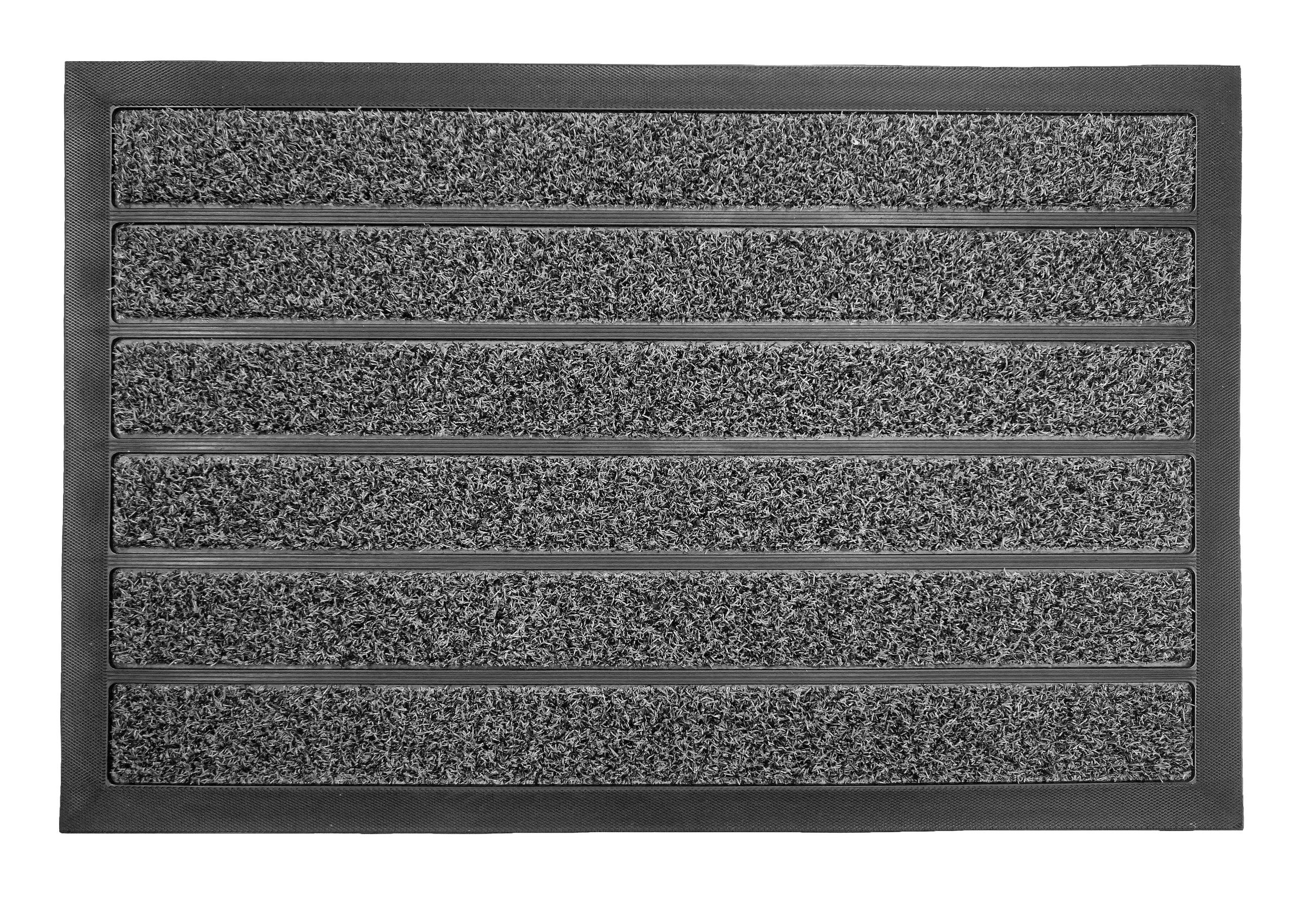 FUßMATTE  40/60 cm  Anthrazit  - Anthrazit, KONVENTIONELL, Kunststoff (40/60cm) - Schöner Wohnen