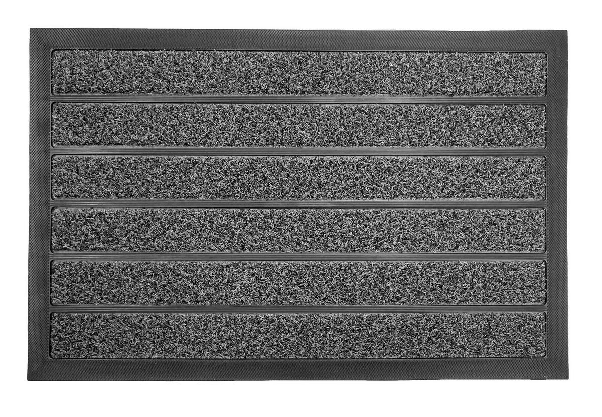 FUßMATTE  40/60 cm  Anthrazit  - Anthrazit, KONVENTIONELL, Kunststoff (40/60cm) - Schöner Wohnen