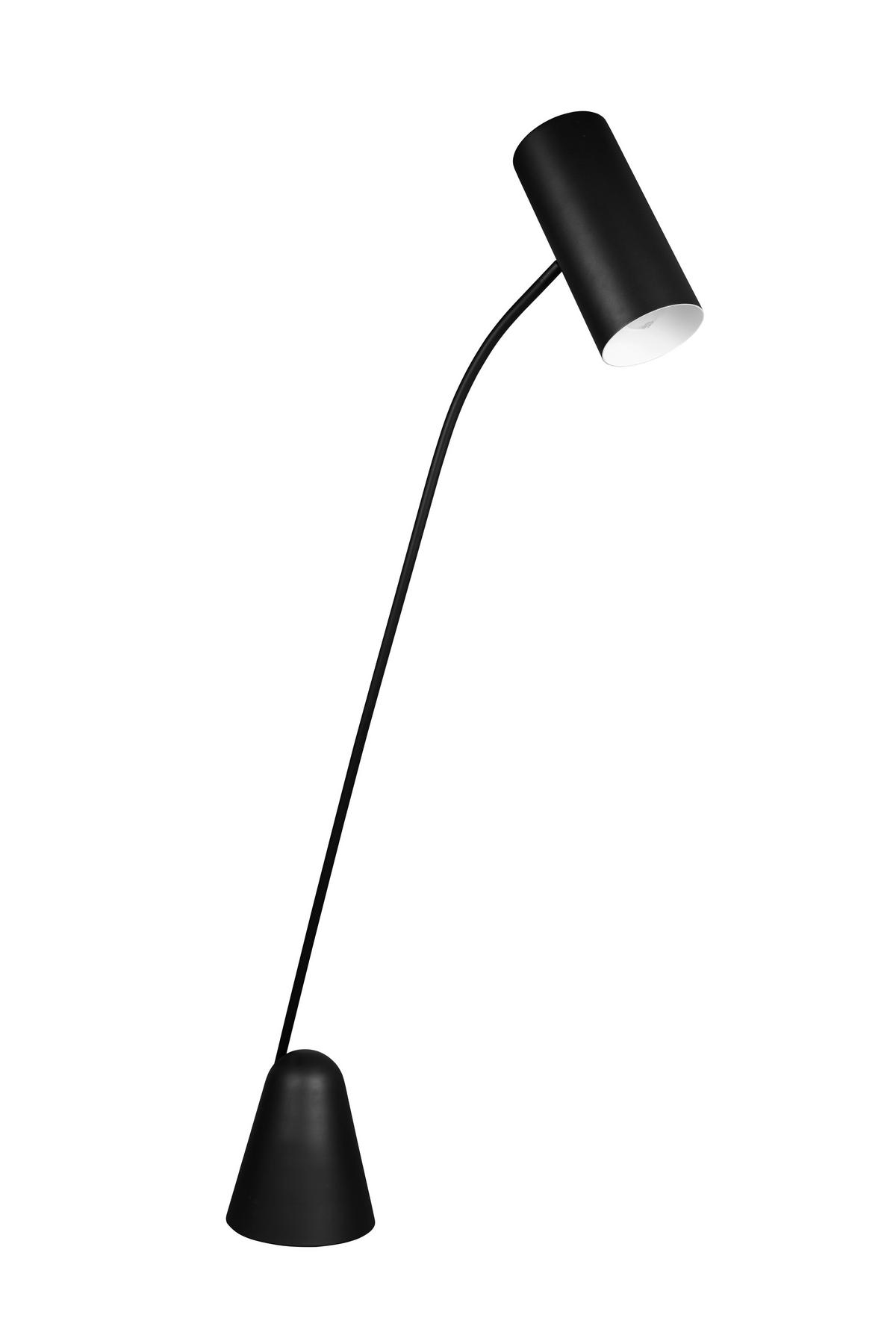 STEHLEUCHTE    - Schwarz, KONVENTIONELL, Metall (206/30/85,5cm) - Cinque