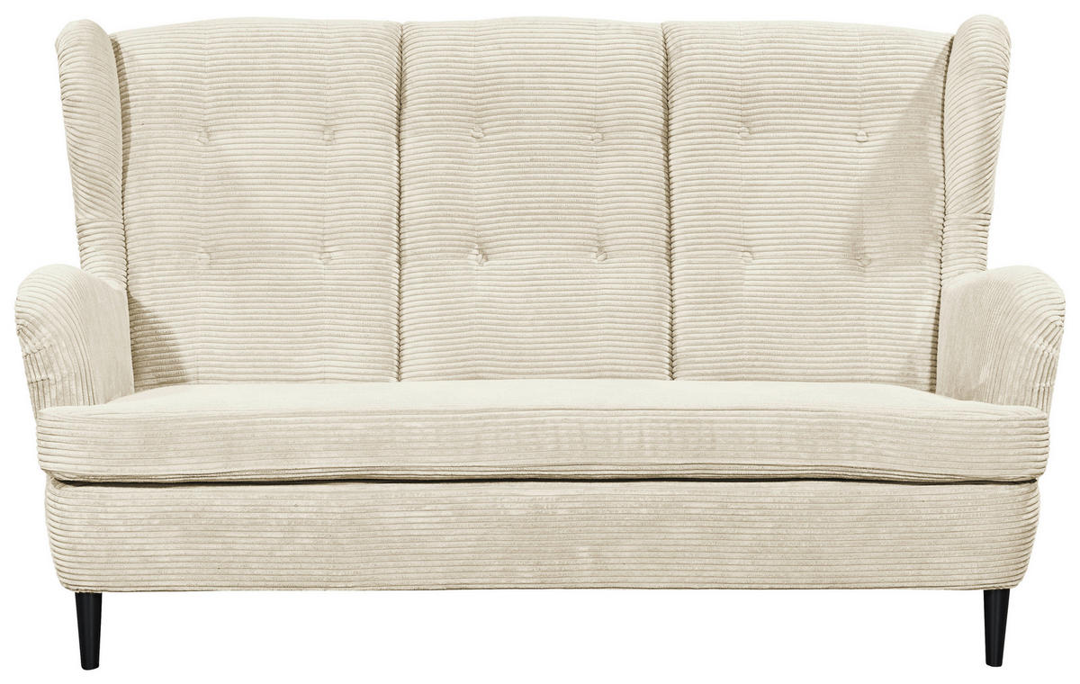 KÜCHENSOFA  - Creme/Schwarz, KONVENTIONELL, Holz/Textil (176/103/98cm) - MID.YOU