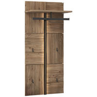 GARDEROBENPANEEL  in 64,2/145,2/37,5 cm  - Wildeiche, Design, Holz/Metall (64,2/145,2/37,5cm) - Voglauer