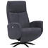 RELAXSESSEL in Textil Anthrazit - Anthrazit/Schwarz, MODERN, Textil/Metall (70/110/81cm) - Welnova RELAXSESSEL in Textil Anthrazit - Anthrazit/Schwarz, MODERN, Textil/Metall (70/110/81cm) - Welnova