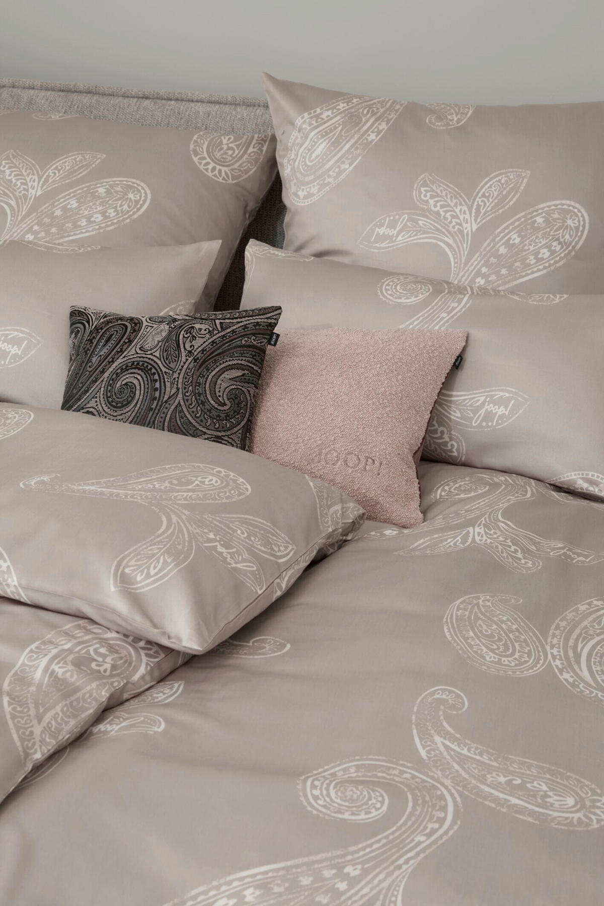 KOPFKISSENBEZUG 80/40 cm  - Taupe, Basics, Textil (80/40cm) - Joop!