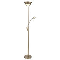 LED SVJETILJKA PODNA Leonas  - boje mjeda, Basics, staklo/metal (25,5/180cm) - Globo