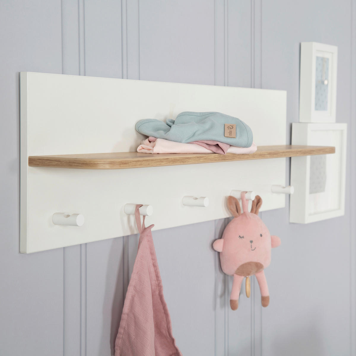 WANDBOARD in 90/29/16,5 cm Weiß, Eiche Artisan  - Weiß/Eiche Artisan, Basics, Holz/Holzwerkstoff (90/29/16,5cm) - Roba
