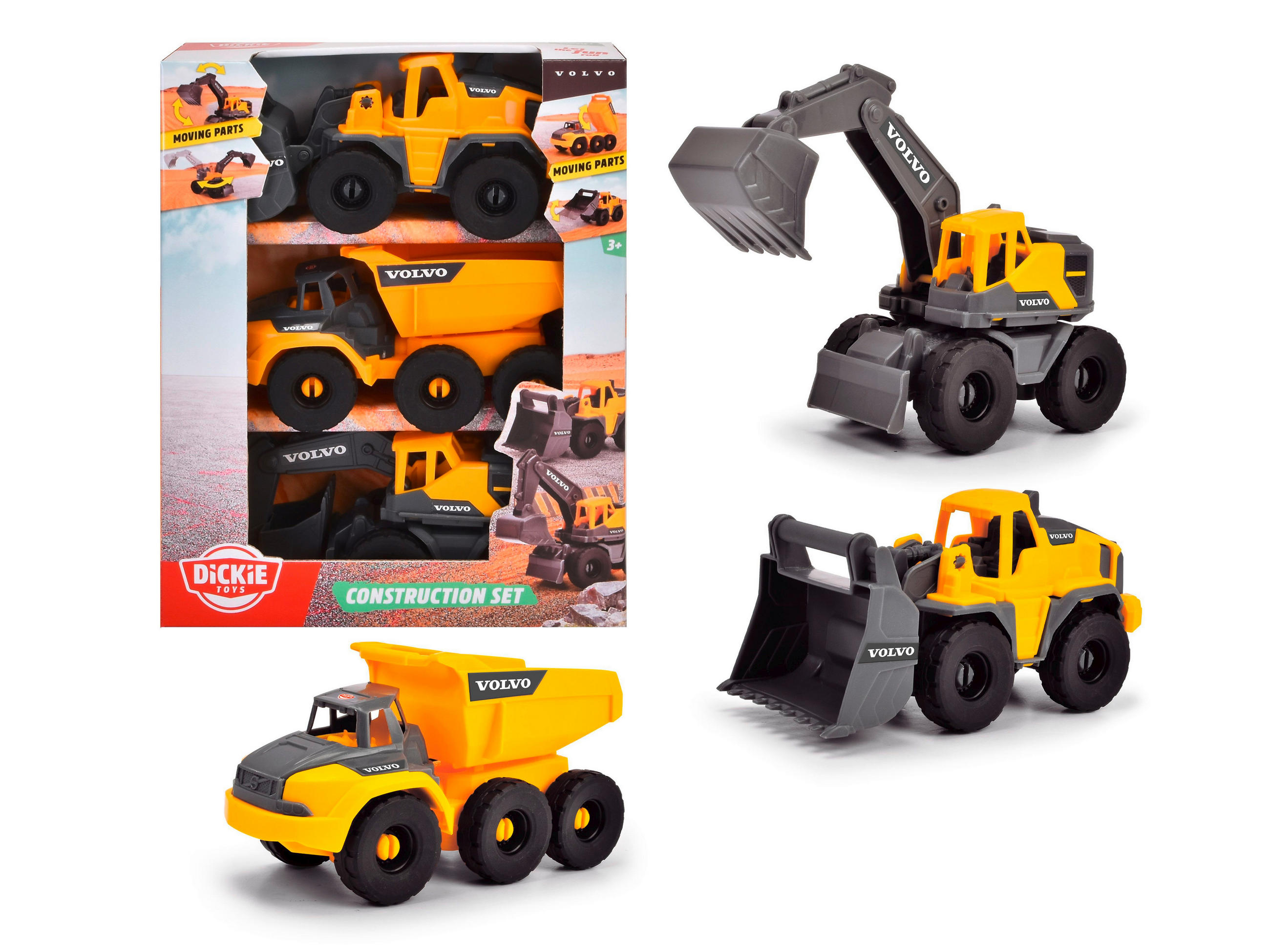 Simba Spielzeugauto Gelb, Grau, Mehrfarbig 19.50x25x7 cm