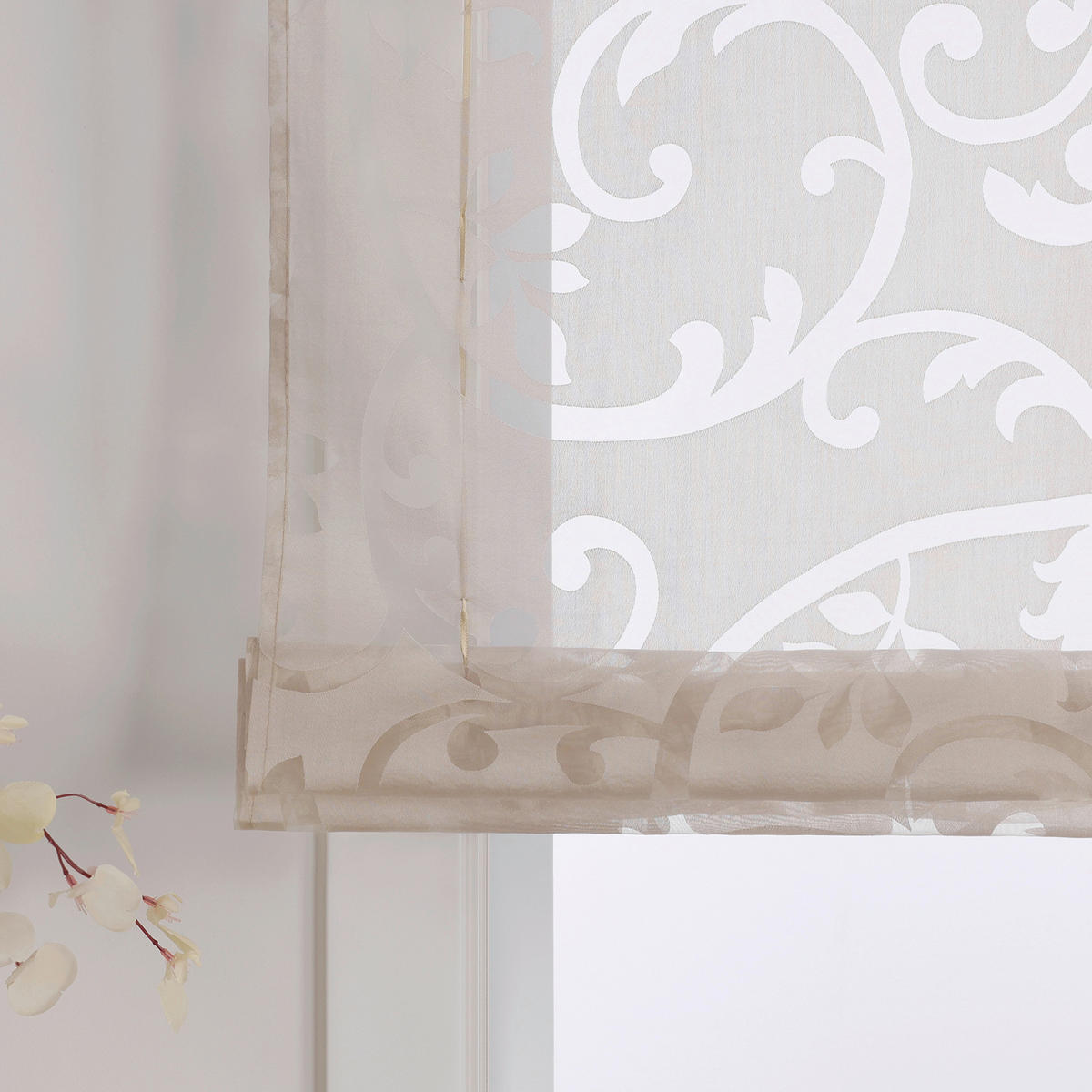 FALTROLLO  transparent  100/150 cm    - Sandfarben, Basics, Textil (100/150cm)