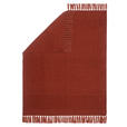 DECKE 127/152 cm  - Terracotta, KONVENTIONELL, Textil (127/152cm) - Novel