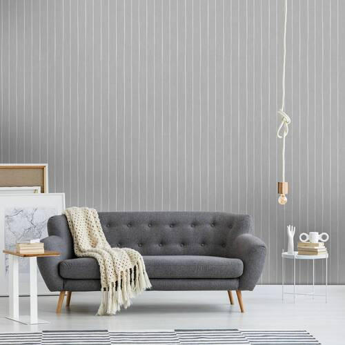 VLIESTAPETE  - Grau, Basics, Papier/Kunststoff (52/1000cm) - Xora