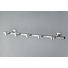 WANDGARDEROBE Chromfarben - Chromfarben, Design, Metall (72/6/16cm)