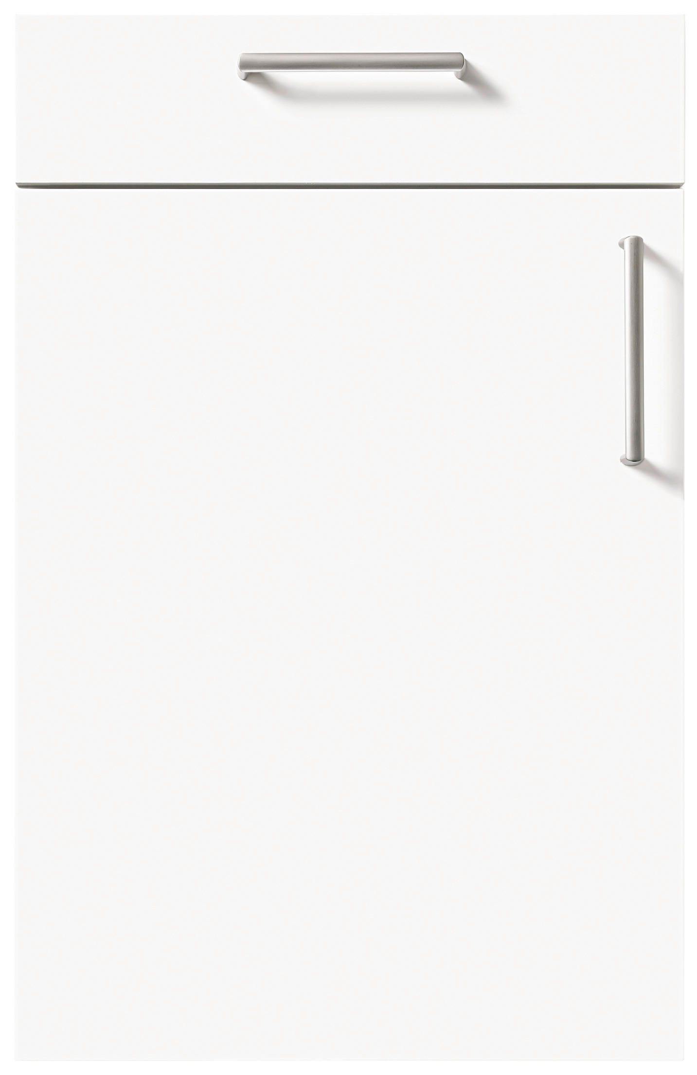 EINBAUKÜCHE FINA MATT  - Eichefarben/Weiß, Design, Holzwerkstoff - Novel