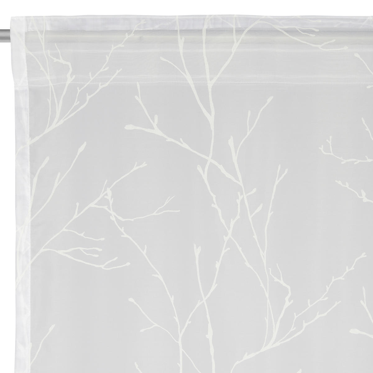 FERTIGVORHANG halbtransparent  - Weiss, Konventionell, Textil (140/245cm) - Esposa