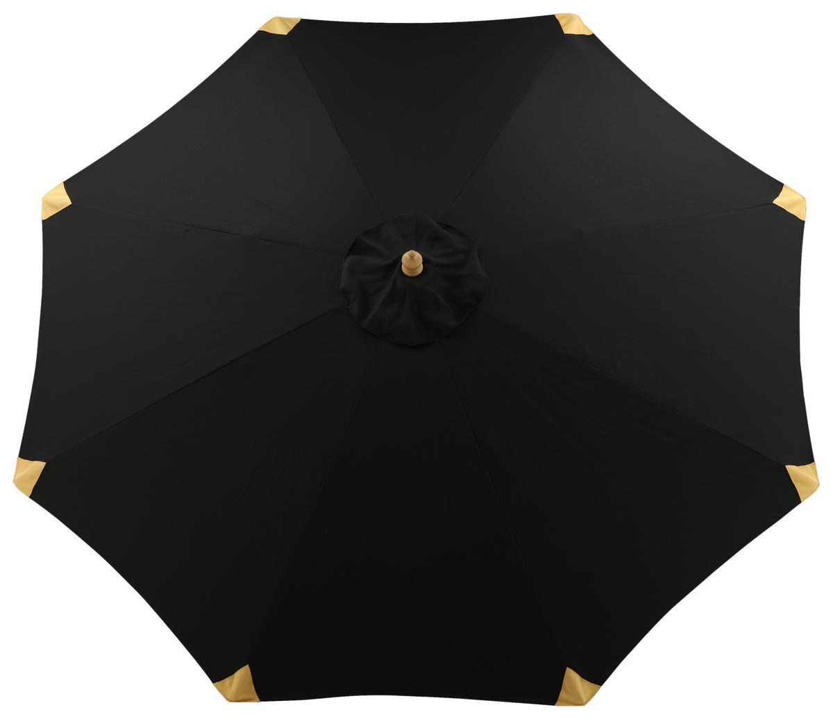 SONNENSCHIRM 270 cm  - Schwarz, KONVENTIONELL (270/250cm) - Gardenson