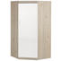ECKSCHRANK in Weiß, Eichefarben - Eichefarben/Weiß, KONVENTIONELL, Holzwerkstoff (73/139/73cm) - Xora ECKSCHRANK in Weiß, Eichefarben - Eichefarben/Weiß, KONVENTIONELL, Holzwerkstoff (73/139/73cm) - Xora