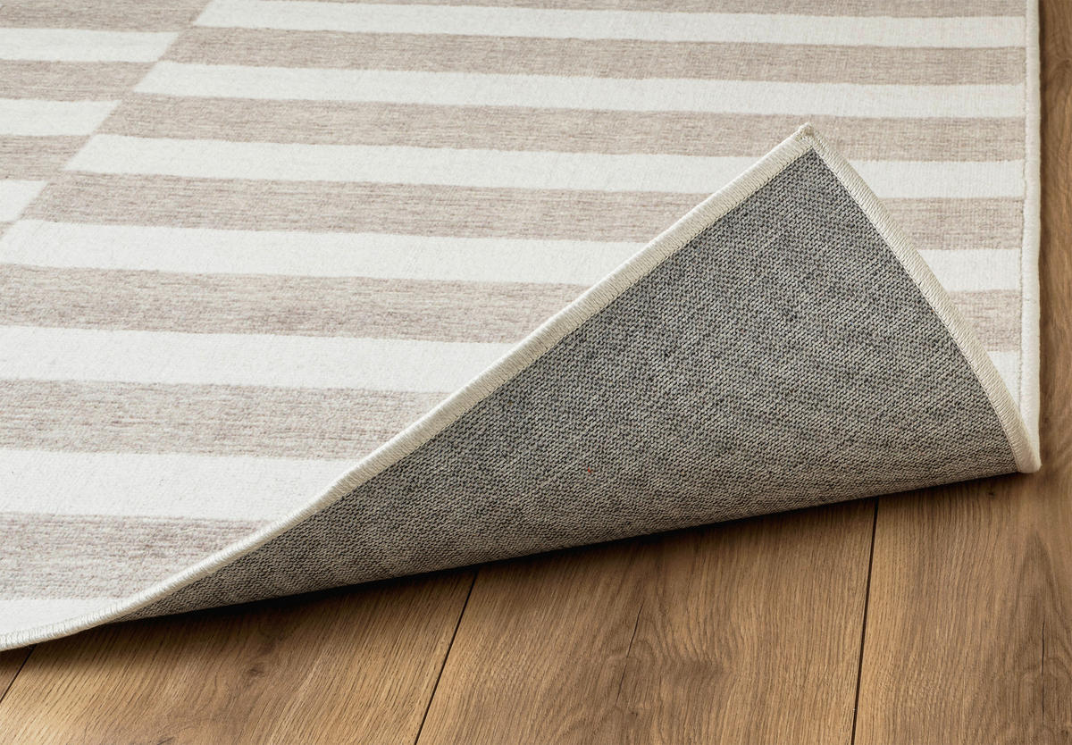 TUFTTEPPICH 160/230 cm MESIO STRIDER, waschbar Eiche grau, Grauweiß  - Eiche grau/Grauweiß, Design, Kunststoff/Textil (160/230cm) - Lindorug