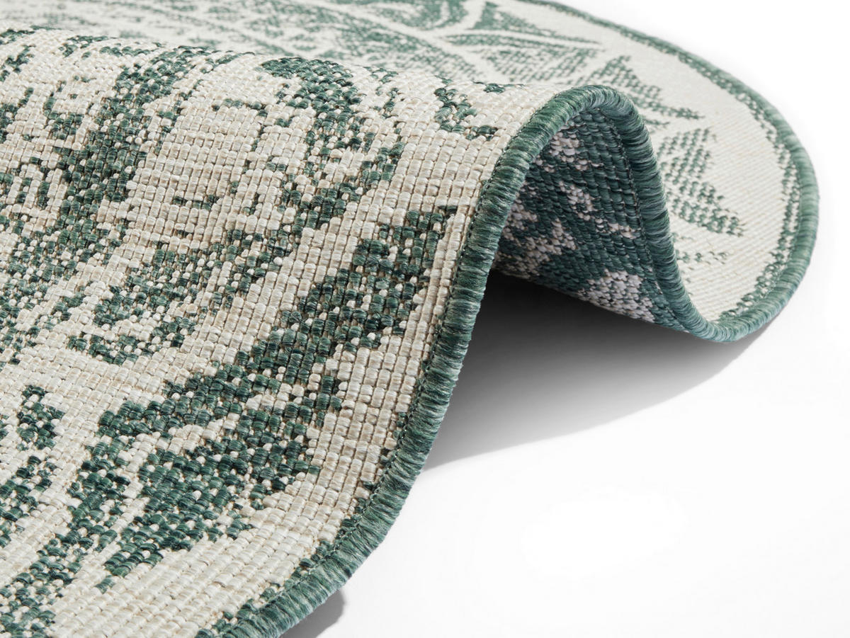 OUTDOORTEPPICH 200 cm Twin Supreme Grün, Creme  - Creme/Grün, Basics, Kunststoff (200cm) - Hanse Home